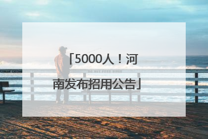 5000人！河南发布招用公告