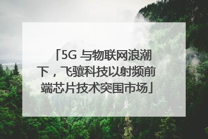 5G 与物联网浪潮下，飞骧科技以射频前端芯片技术突围市场